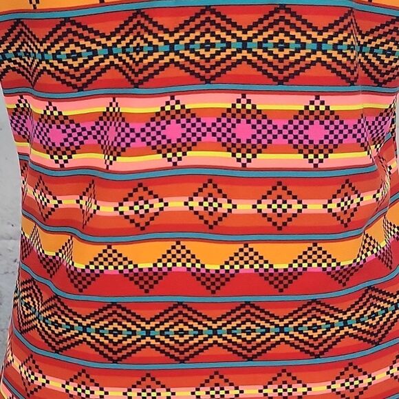 No Boundaries Colorful Geometric Tank Top Women's Size M - Picture 7 of 10